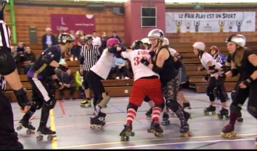 Découverte : le Roller Derby à Liège