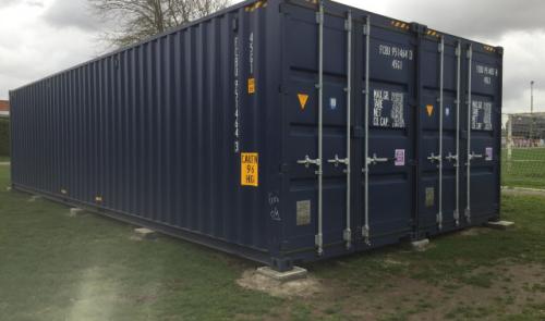 Des containers feront office de buvette
