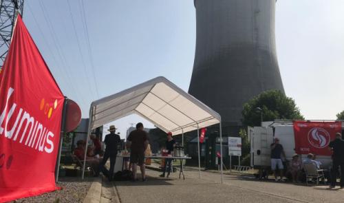 EDF Luminus: grève dans un climat tendu à Seraing