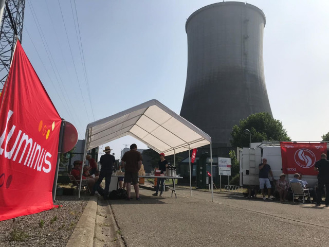 EDF Luminus: grève dans un climat tendu à Seraing