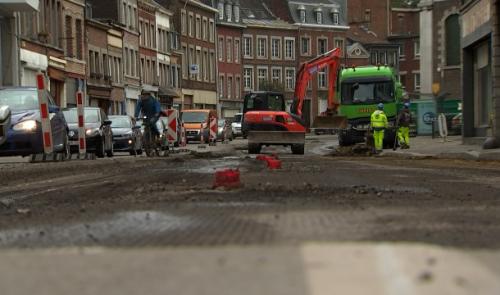 Encore des travaux... et des bouchons à Liège