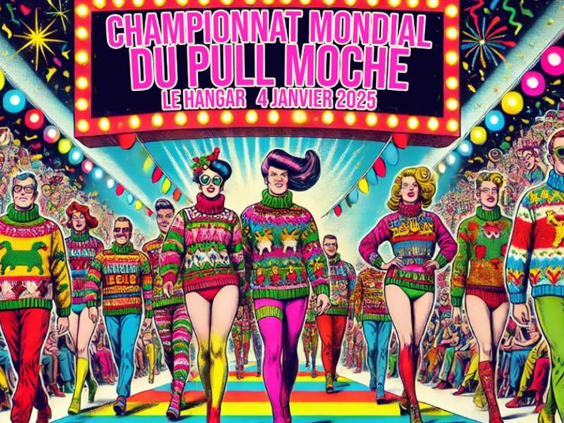 Championnat mondial du pull moche à l'ASBL Le Hangar