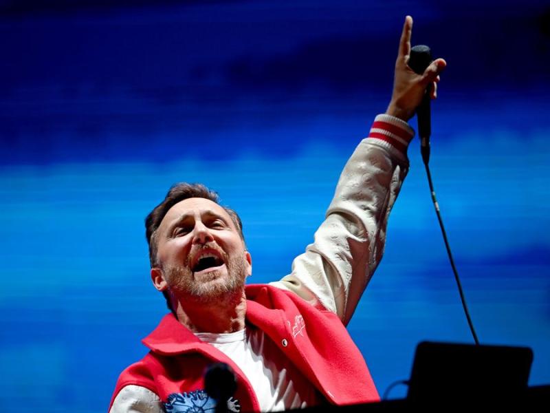 David Guetta sur la scène des Ardentes le jeudi 3 juillet