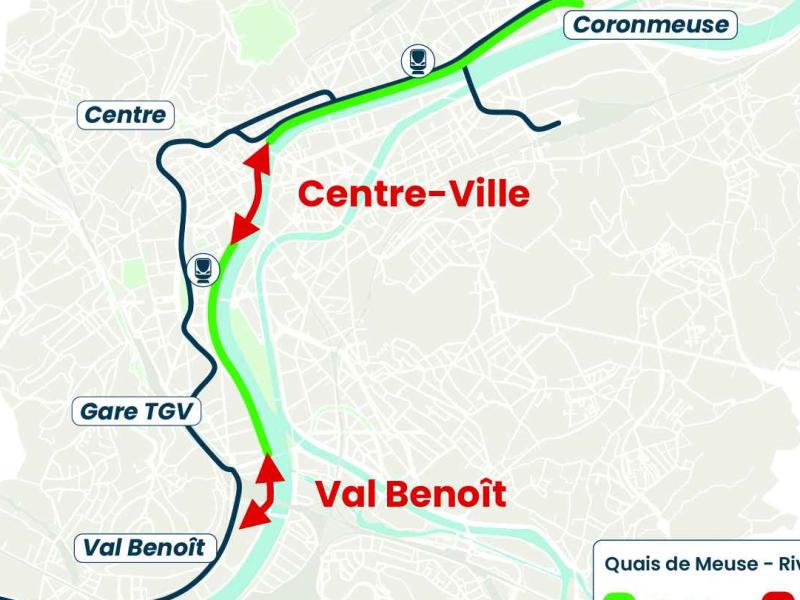 Début du chantier de réaménagement des quais de Meuse