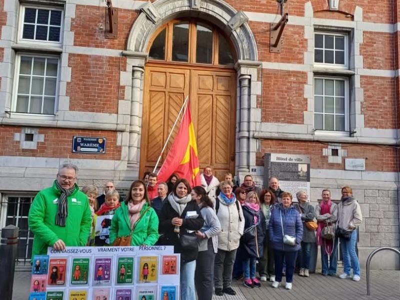 Le personnel communal de Waremme en grève