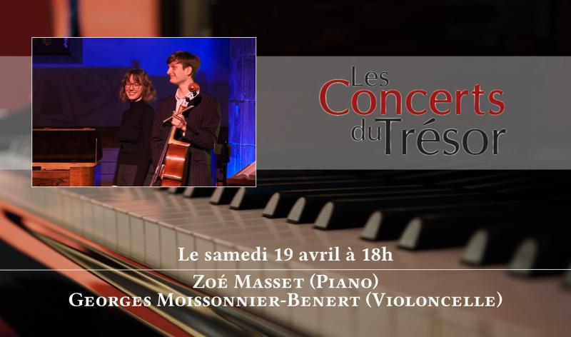 Concert du trésor : la saison reprend le 19 avril