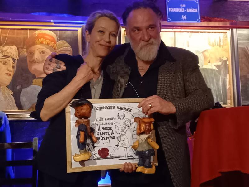Bouli Lanners et Elise Ancion honorés par le prix Tchantchès et Nanesse