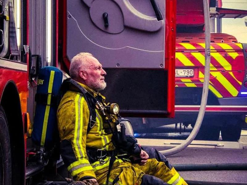 Incendie à Lantin: Marc Sarlet, le pompier grièvement blessé, sorti d'affaire