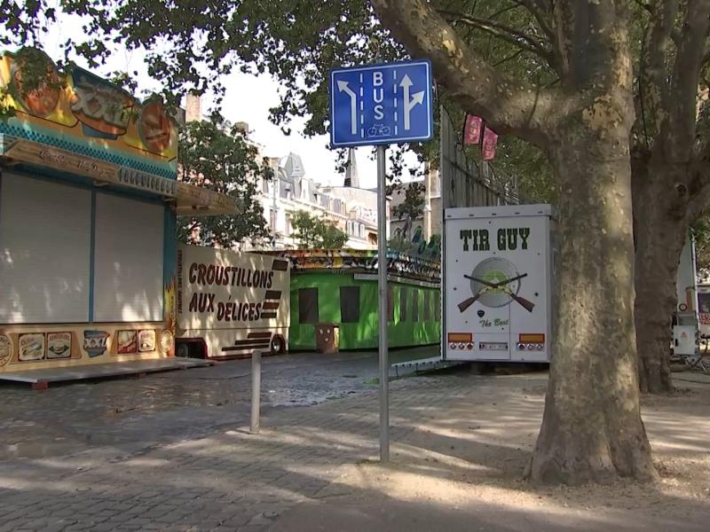 Outremeuse : une remorque de forain se renverse, un passant blessé