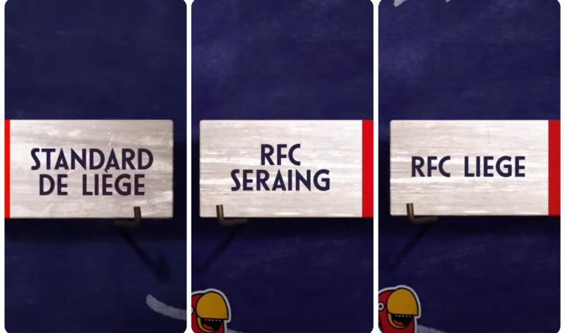 Voici les adversaires du Standard, de Seraing et du RFC Liège en Coupe de Belgique