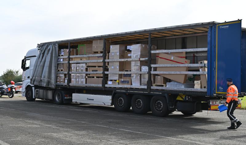 Province de Liège : vaste opération de contrôle des camions et camionnettes