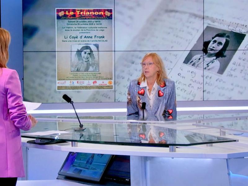 Les 25 et 26 octobre le théâtre du Trianon lance sa saison avec "Le journal d'Anne Frank"