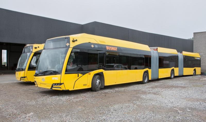 LETEC : les premiers tri-bus BHNS sont arrivés