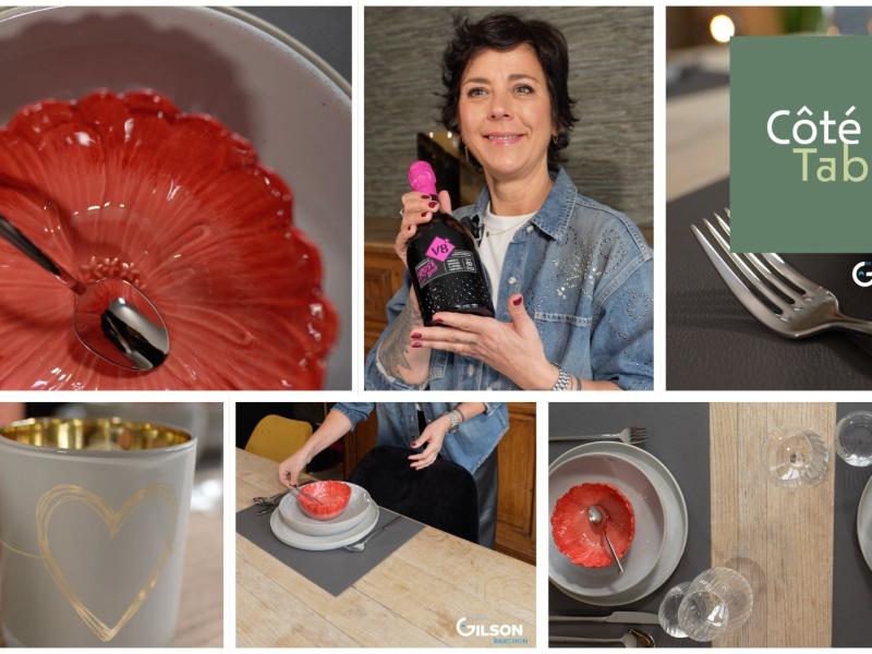 Quatre conseils pour une table de Saint-Valentin réussie !
