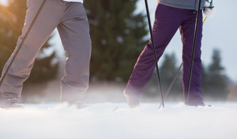 Neige : la pratique du ski de fond possible