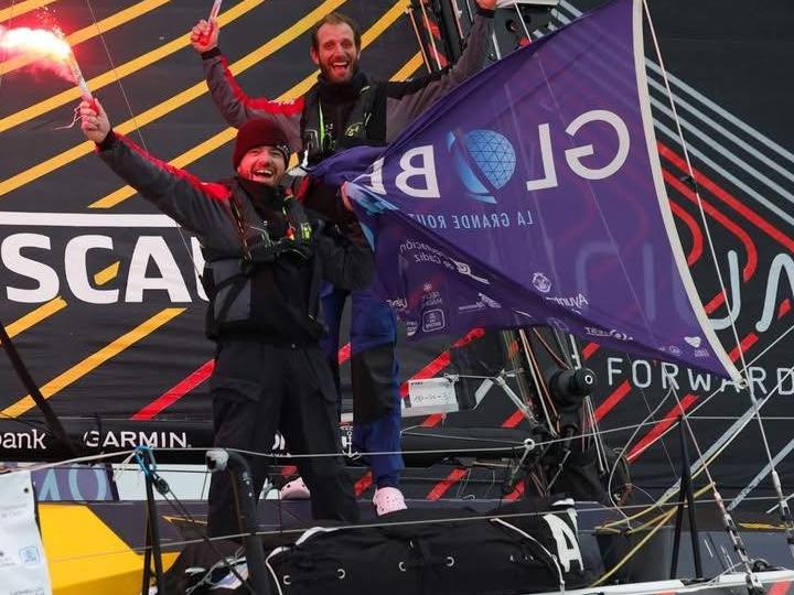 Voile : Jonas Gerckens deuxième du tour du monde en duo et par étapes !