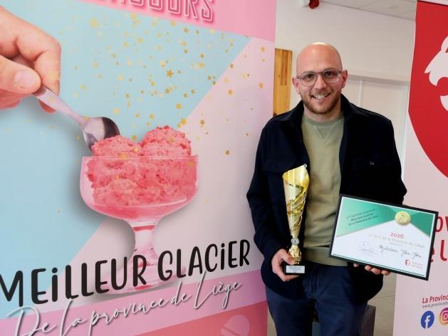 Jonathan Morabito avec son food-truck John John devient le meilleur glacier de la province de Liège