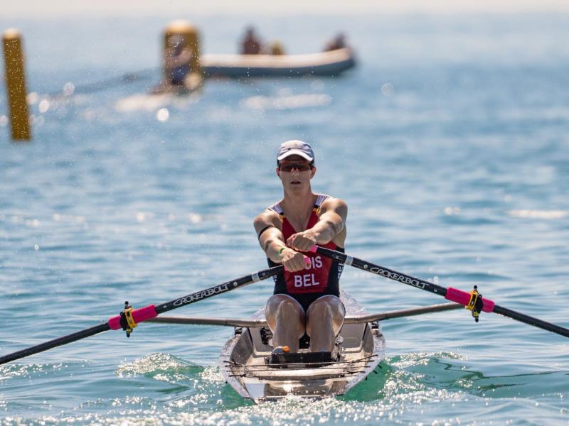 Benjamin Louis, champion de Belgique d'aviron de mer