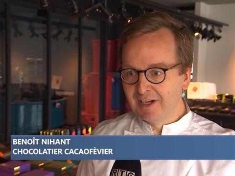 Benoît Nihant célébré Chocolatier de l'Année 2021 pour la Wallonie
