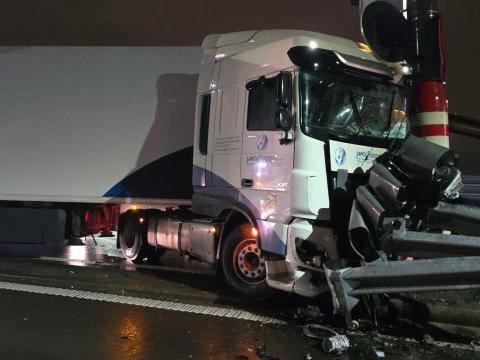 Réouverture de la liaison E25/A602 suite à l'accident d'un camion