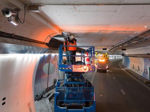 4 nouvelles nuits de fermeture pour le tunnel sous Cointe dans le sens Ardenne - Bruxelles 