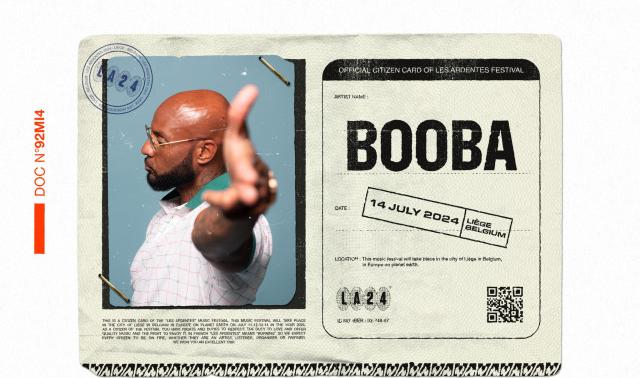 Booba, tête d'affiche des Ardentes 2024