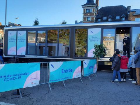 Covid : antennes de vaccination temporaires en Basse-Meuse et Hesbaye
