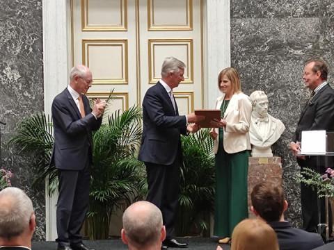 Les chercheurs liégeois Veerle Rots et Michaël Gillon ont reçu leur Prix Francqui