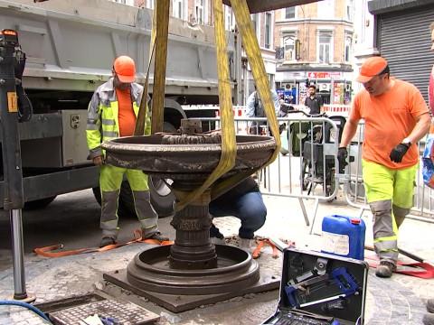 Une fontaine Montéfiore endommagée en Neuvice