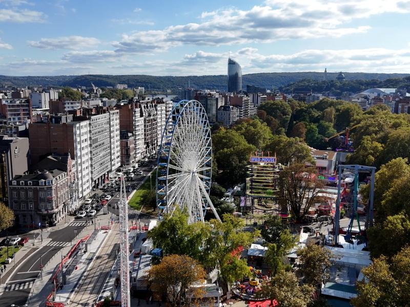 Ouverture de la 164ème foire d'octobre à Liège