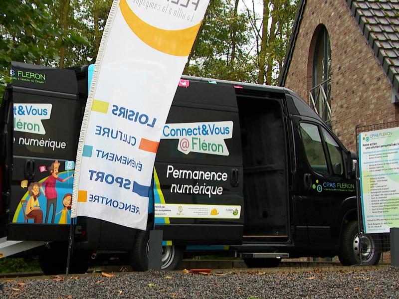 Un bus numérique piloté par le CPAS de Fléron