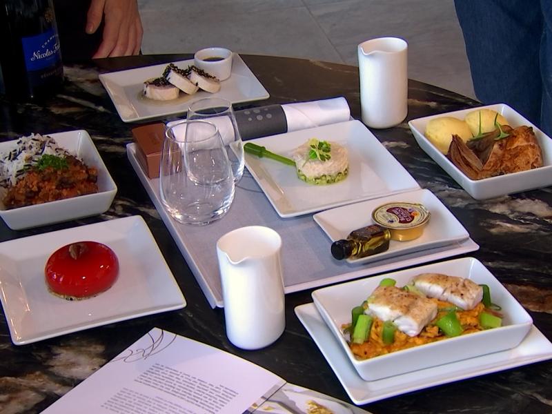 Dégustez les plats d'Arabelle Meirlaen à 10.000m d'altitude !