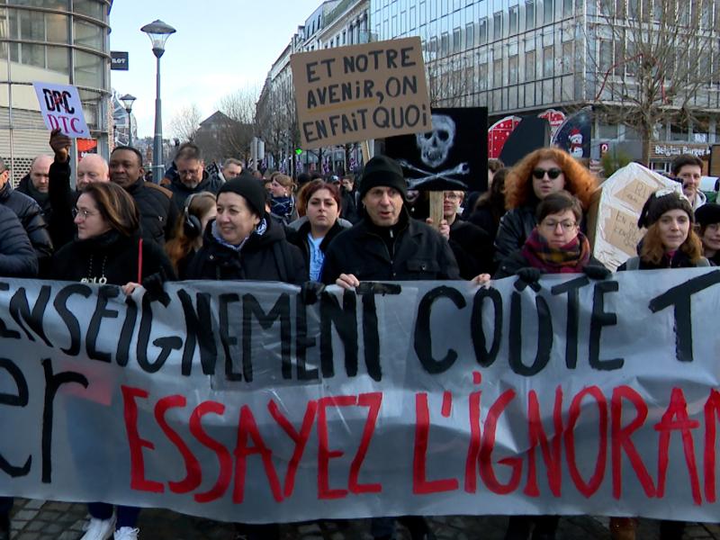 Nouvelle mobilisation contre la réforme de l'enseignement qualifiant