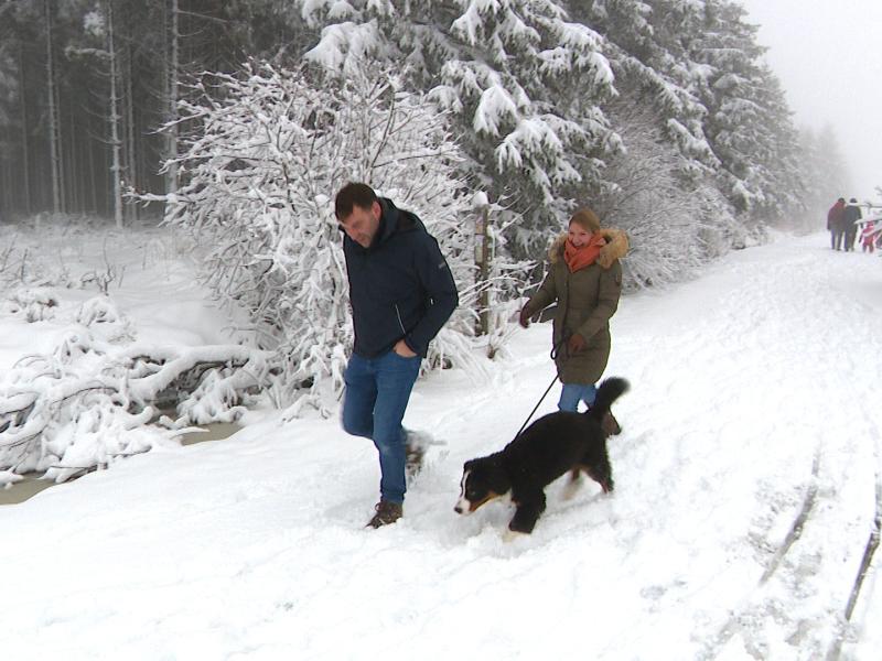 La neige s'invite par surprise pour débuter l'année