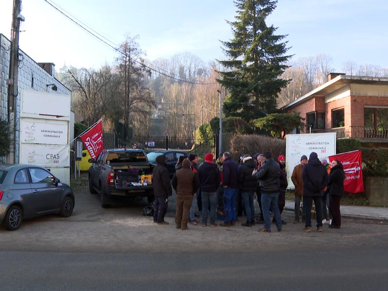 Trooz : le personnel communal en grève face aux licenciements