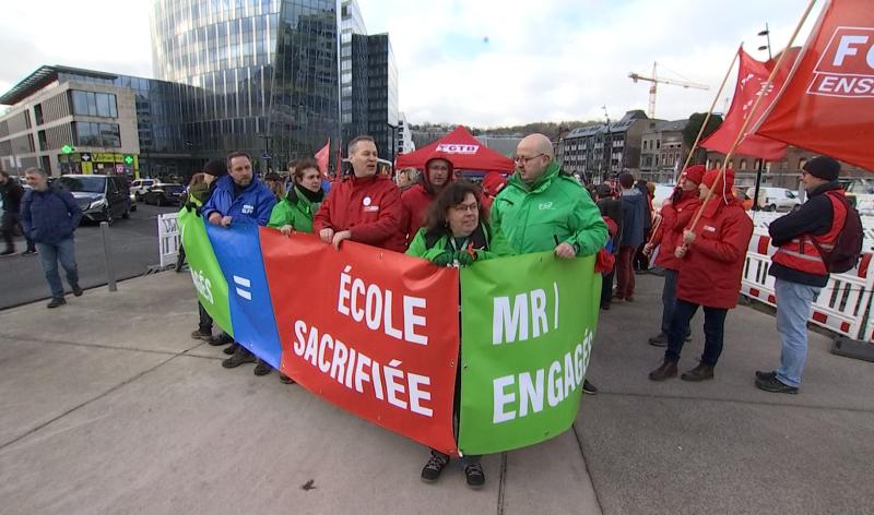 6 000 enseignants dans les rues de Liège