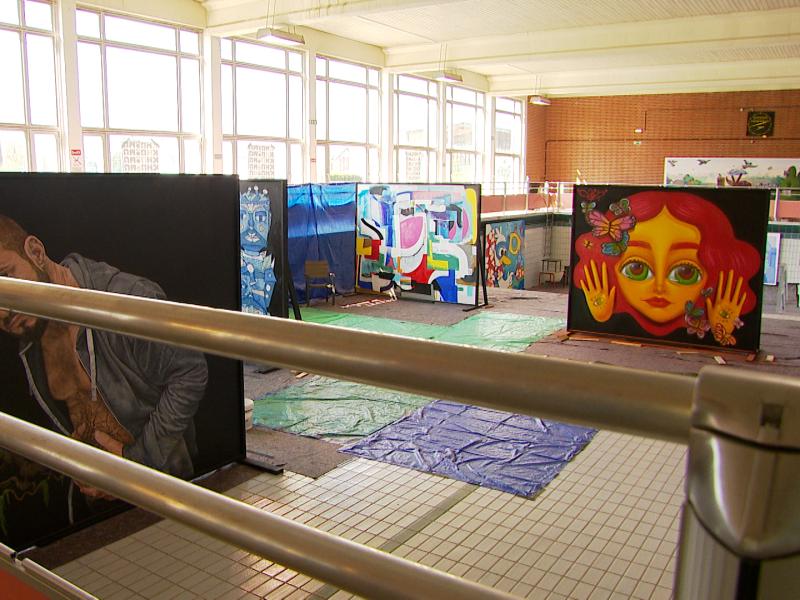 Khrôma: une exposition d'art urbain à l'Ancienne Piscine de Hannut