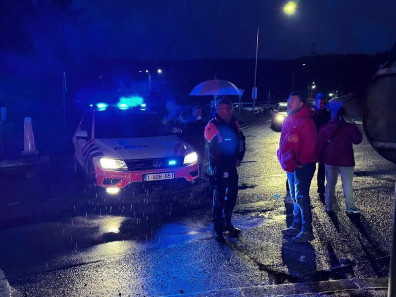 Manifestation et blocage ce matin à la centrale nucléaire de Tihange