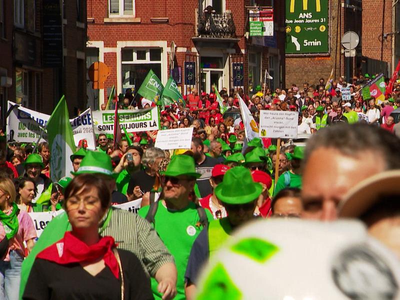 8000 manifestants à Liège pour la grève nationale