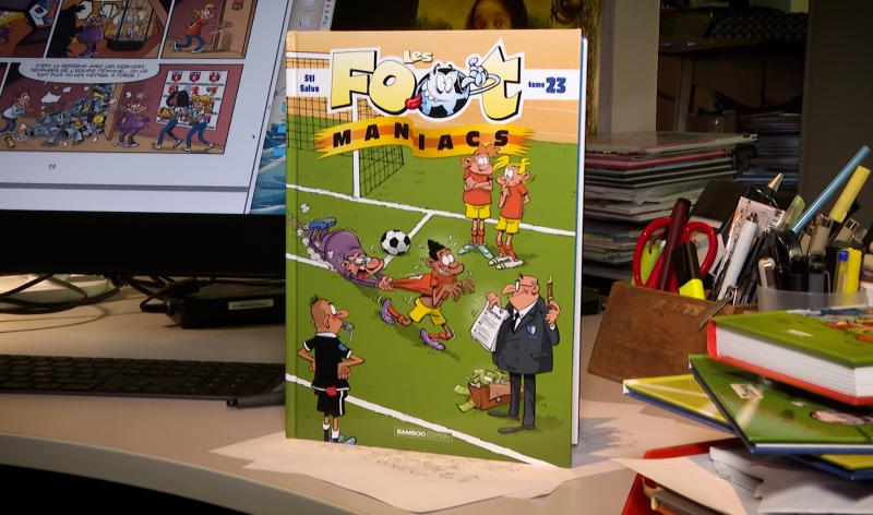 Foot Maniacs : la BD humoristique dessinée par le Liégeois Olivier Saive