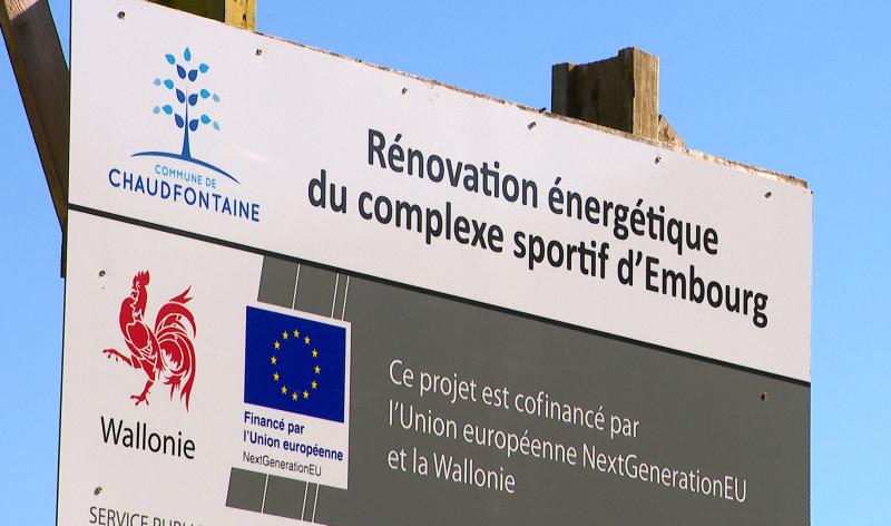 Le complexe sportif d'Embourg fait peau neuve.