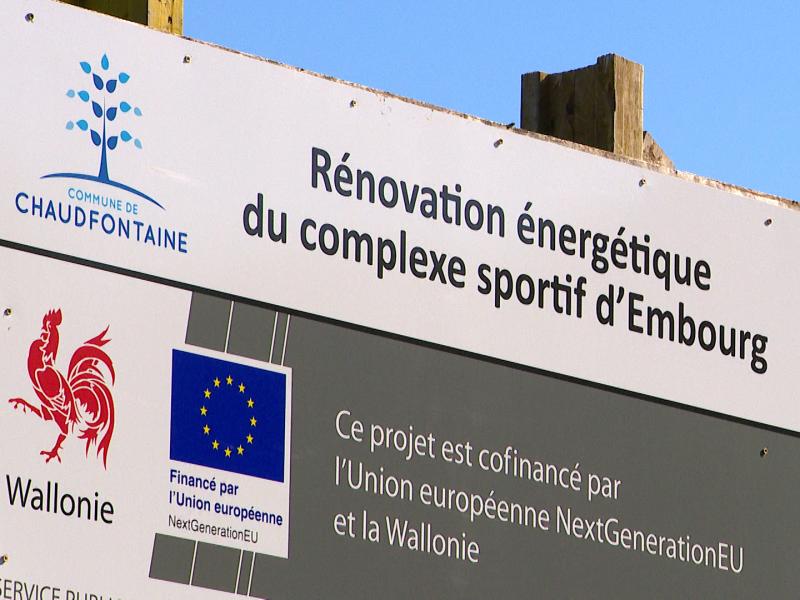Le complexe sportif d'Embourg fait peau neuve.