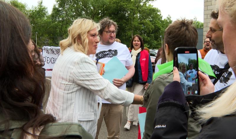 Université en colère : Vanessa Matz interpellée ce jeudi au Centre Spatial de Liège