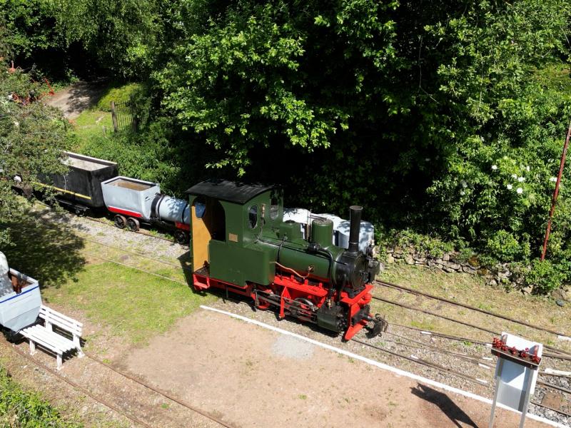 Une locomotive vapeur entièrement restaurée et en ordre de marche