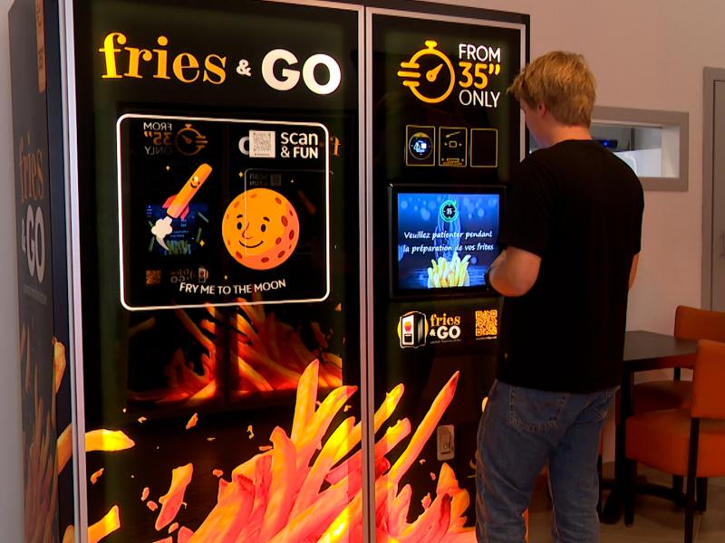 Un distributeur de frites créé par 2 Liégeoises