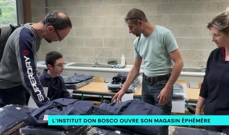 Un magasin éphémère à l'Institut Don Bosco