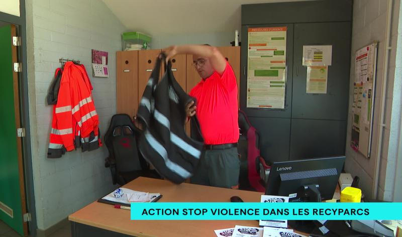 Les recyparcs disent stop à la violence