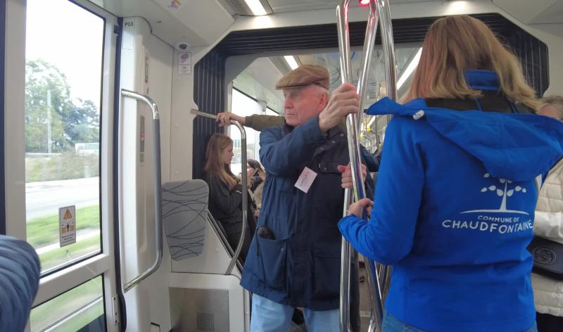La commune de Chaudfontaine initie les seniors à prendre le tram