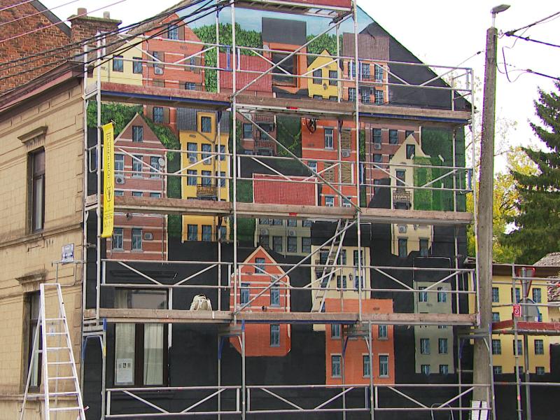 L'artiste Jaune intègre le parcours de Street Art à Hannut