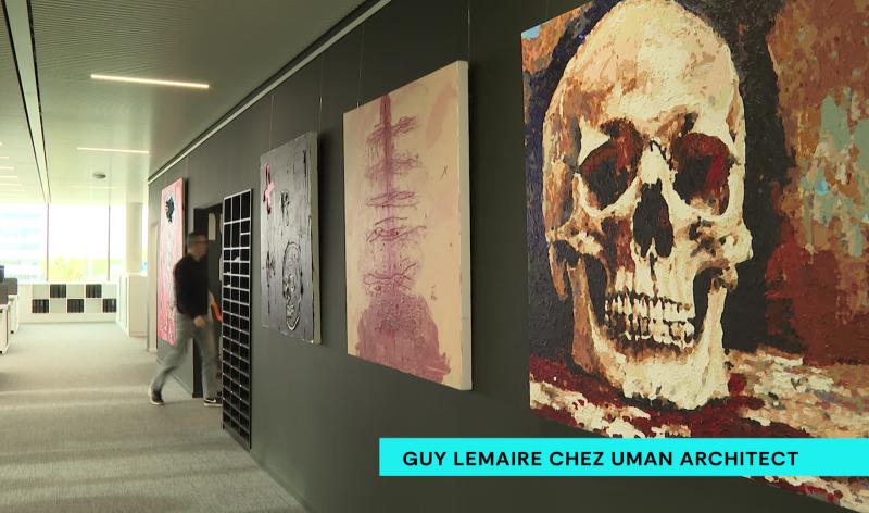 Guy Lemaire expose chez Uman Architect à Grâce-Hollogne